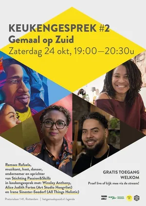 Keukengesprek #2 met Remses Rafaela, Irene Sinester-Seedorf, Winsley Anthony & Alice Judith Fortes