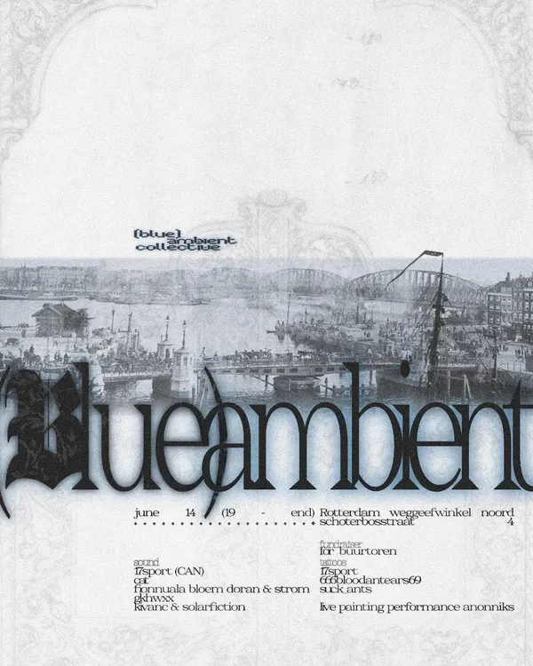 Tattoo, sound and performance night by Blue Ambient - fundraiser for Buurtoren
