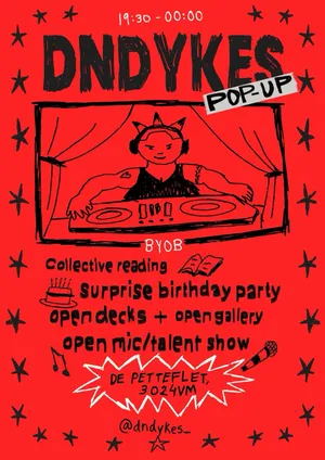 DNDYKES Pop-Up event / birthday party