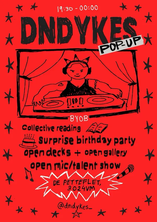 DNDYKES Pop-Up event / birthday party