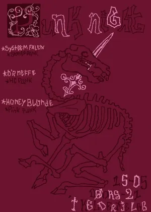 RaiseTheVolume presents: Honey Blonde (grrrl punk, Utecht) + Dr Neffe (hc punk, Eindhoven) + Systeemfalen (stoner punk, Rotterdam)