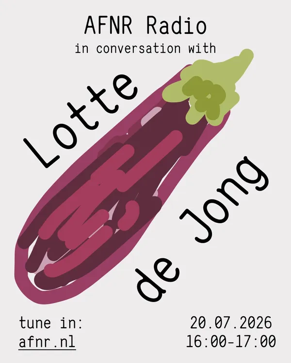 AFNR Radio with Lotte de Jong
